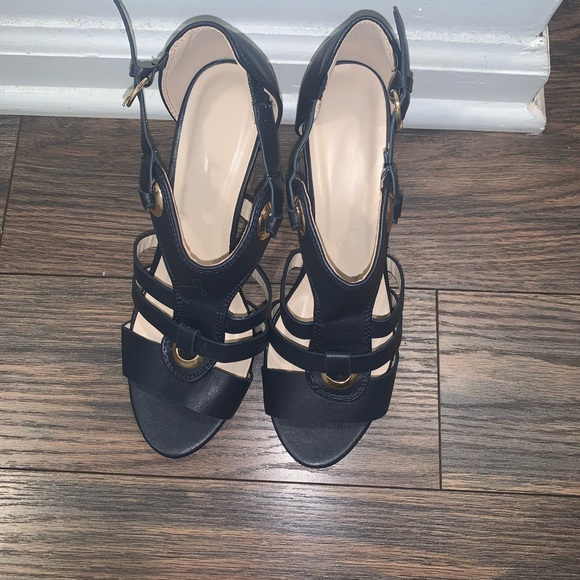 No brand name listed Navy Blue Sandals Size 8 - Picture 1 of 5